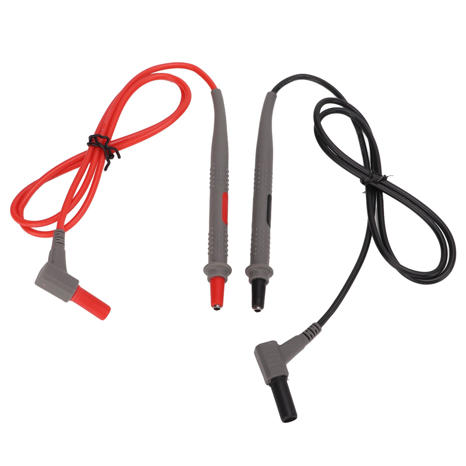 Multimeter Test Leads Kit Ultra Fine 2 Layer Silicone Soft Cable Wire Electrical Testing Probes