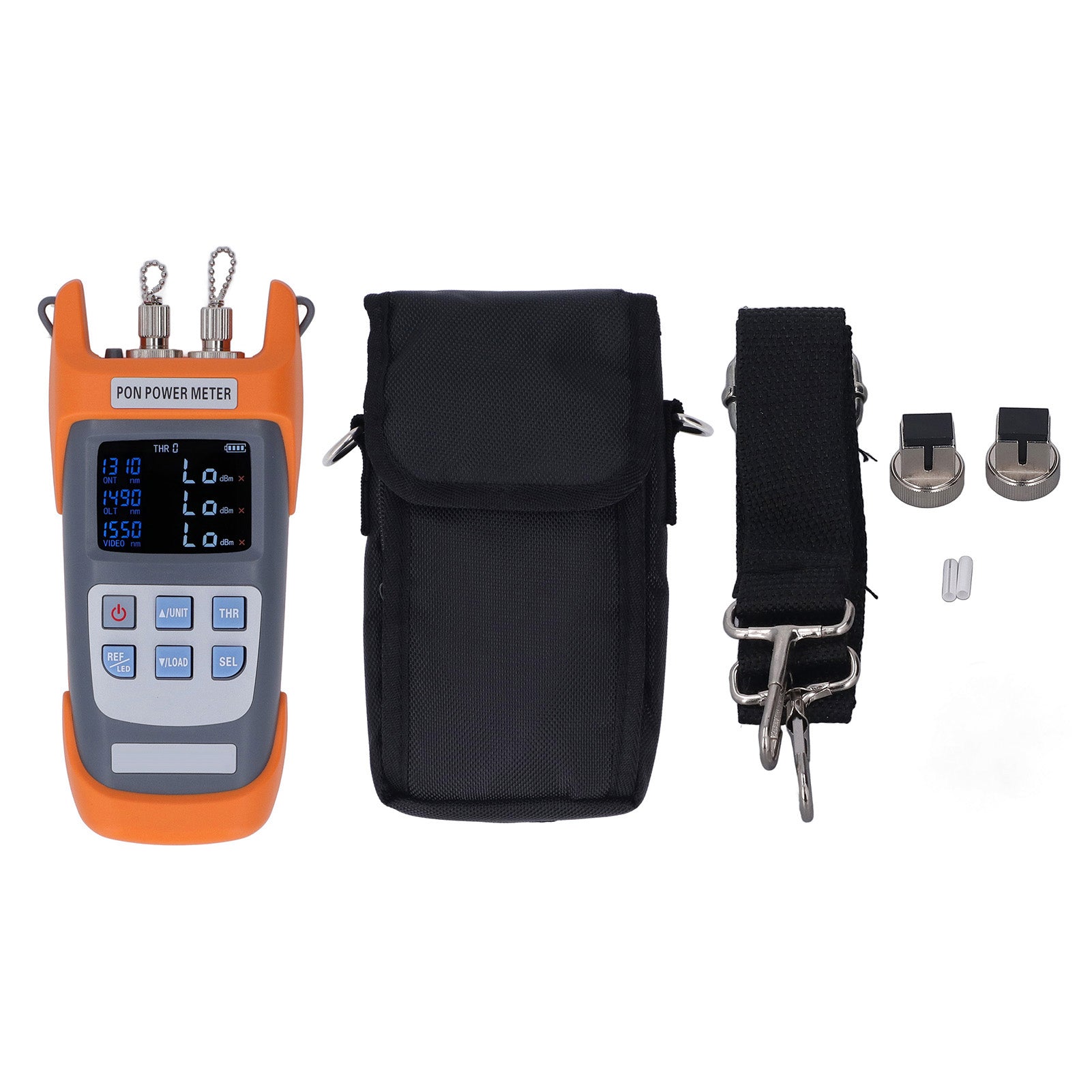 Handheld PON Optical Power Meter Automatic Calibration Threshold Setting ABS USB Port PON Net Tester