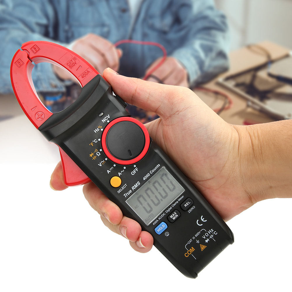 UNI T UT213C 400A Auto Range Handheld Digital Clamp Meter Ac DC Voltage Current Meter