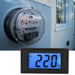 YB5135D LCD Two Wire Digital Display Voltmeter AC Voltage Tester Meter Panel Measuring Range AC80-500V