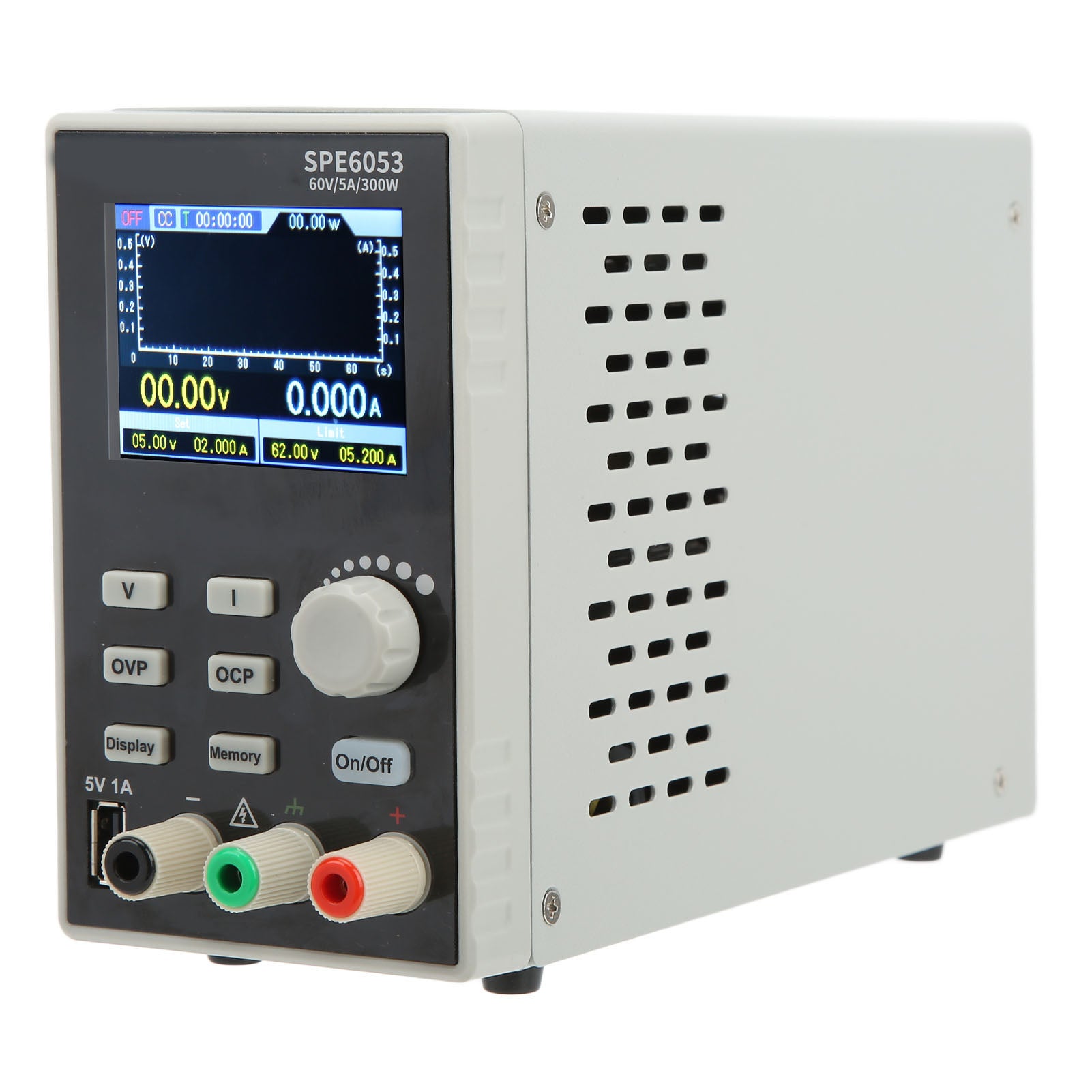 Single Channel DC Power Supply 150W‑300W Digital Power Source for Mobile Phone Laptop RepairEU Plug 200‑240V SPE6053