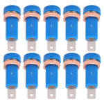 10pcs 4mm Banana Jack Socket Mount Binding Post Connector Adapter Panel for Electronic InstrumentBlue