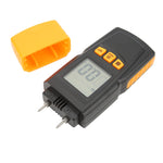 GM605 Portable Wood Moisture Meter Hygrometer Digital Wood Density Meter with Probe Protective Cover