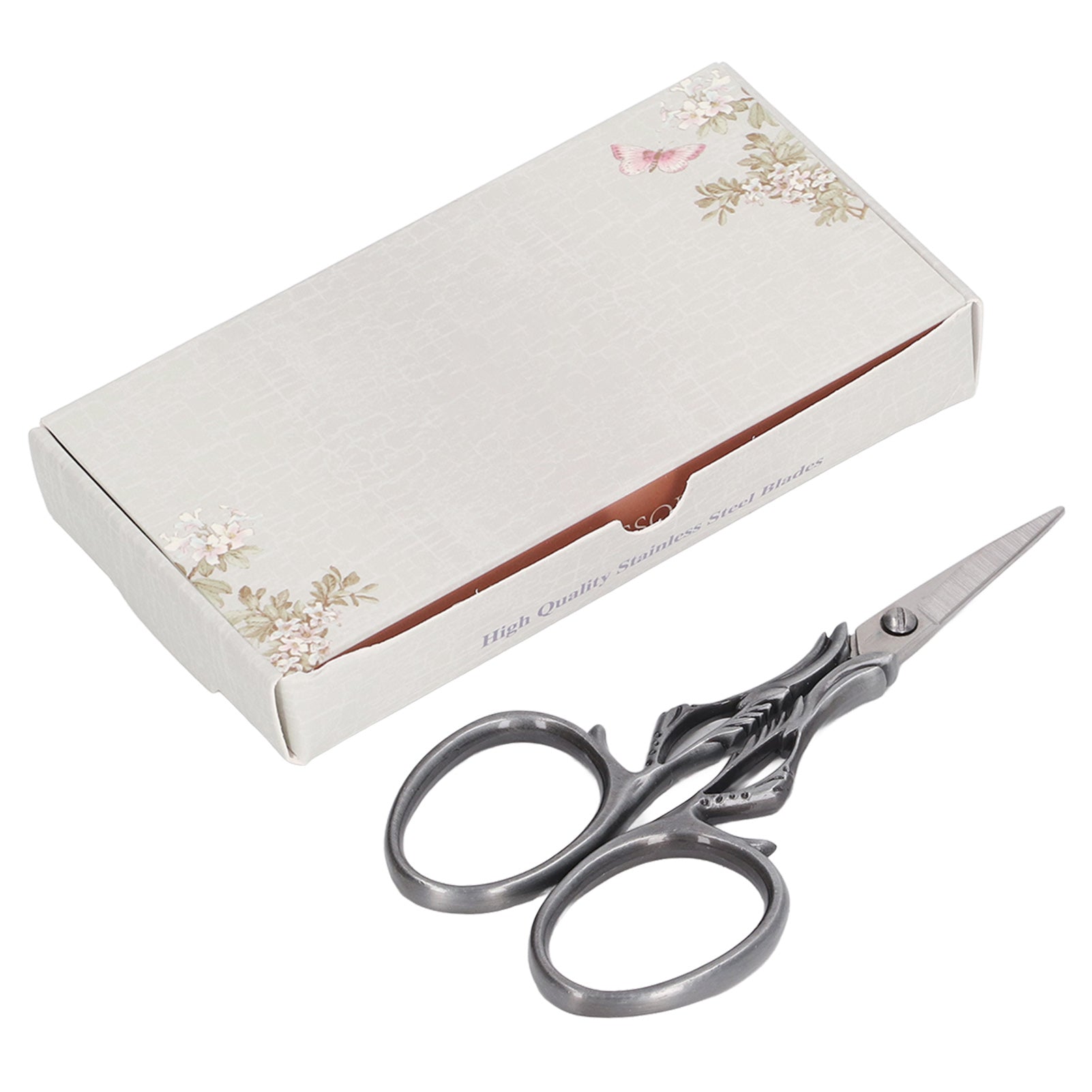 Vintage Scissors Stainless Steel Ergonomic Effort Saving Multifunction Craft Scissors for Embroidery Craft Art
