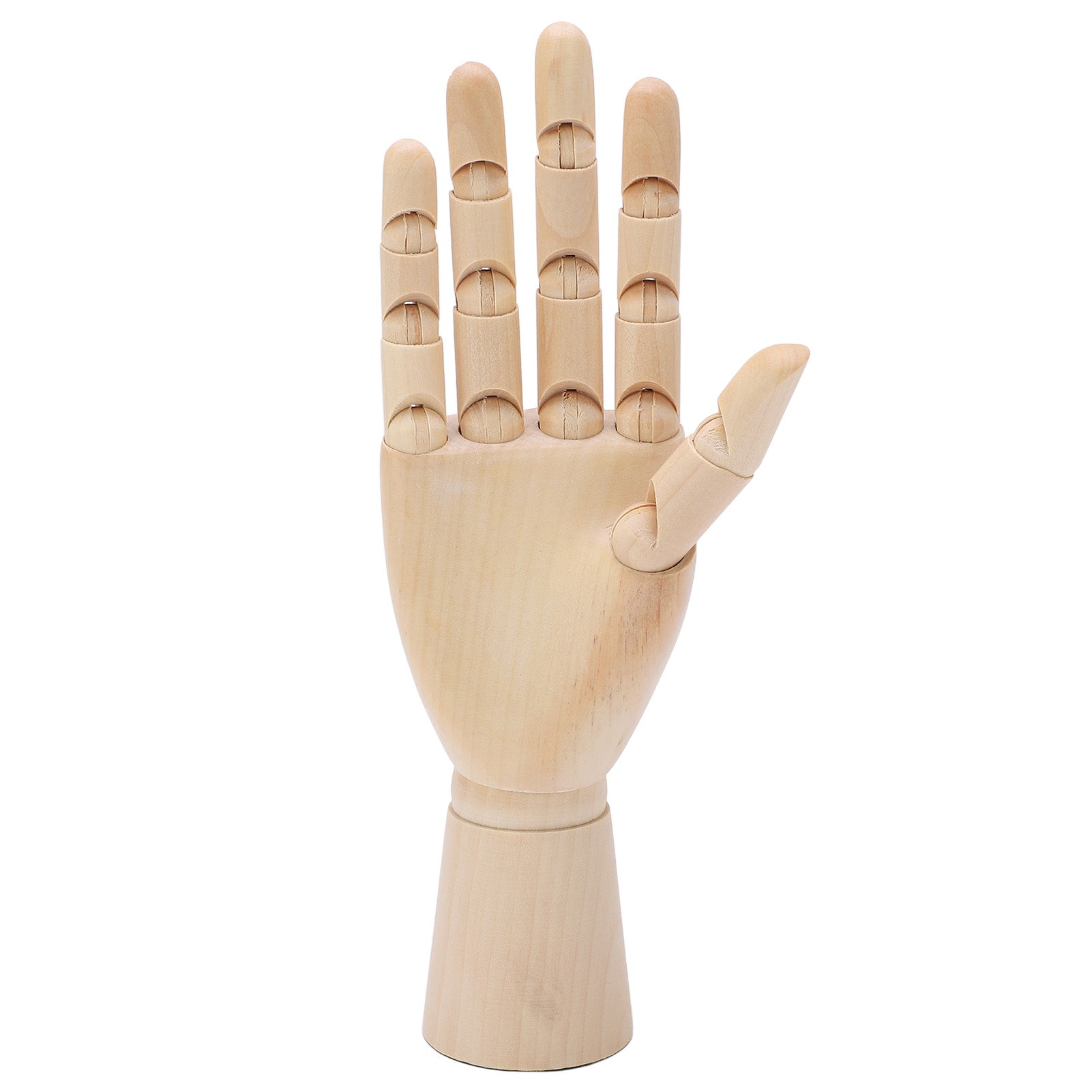 Wooden Hand Rotation Joint Professional Hand Model Various Shapes Wooden Mannequin Hand for Sketching Cartoon Decorate Right Hand