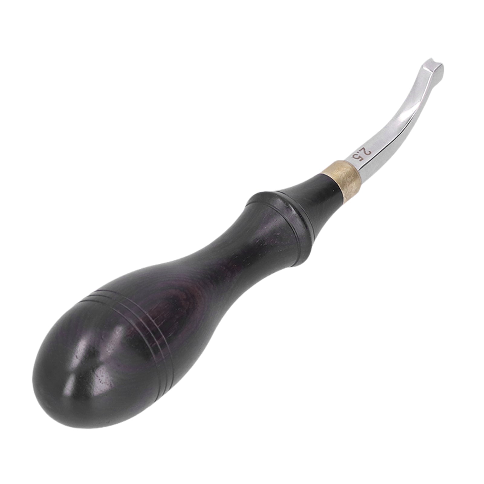 Steel Edge Creaser Comfortable Grip Exquisitely Made Easy Use Leather Tools for Belts Shoulder Straps2.5MM