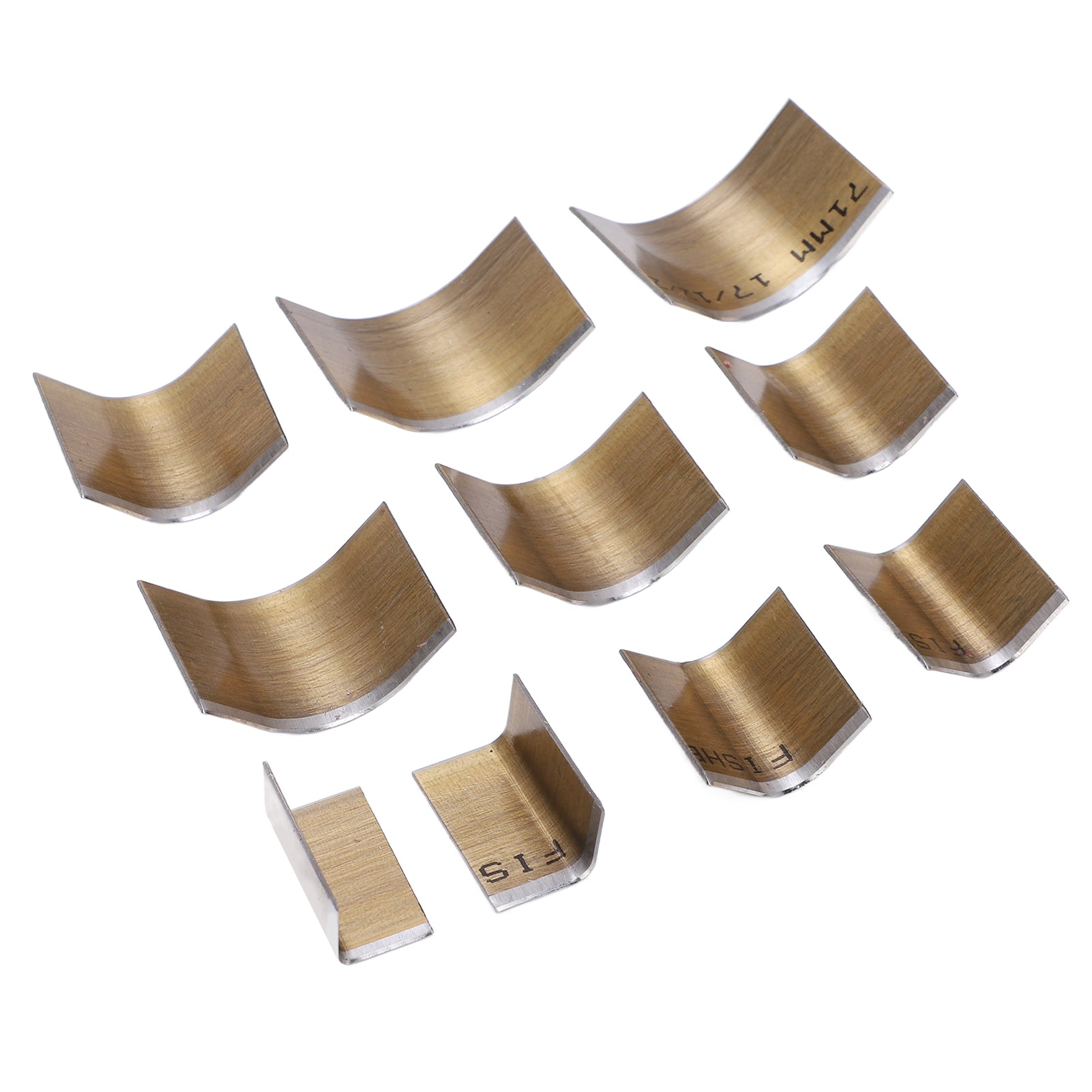 10 Pcs Leather Punch Mould High Hardness Anti Rust Hand Made DIY Leather R Corner Knife Mold Leather Punching Tool