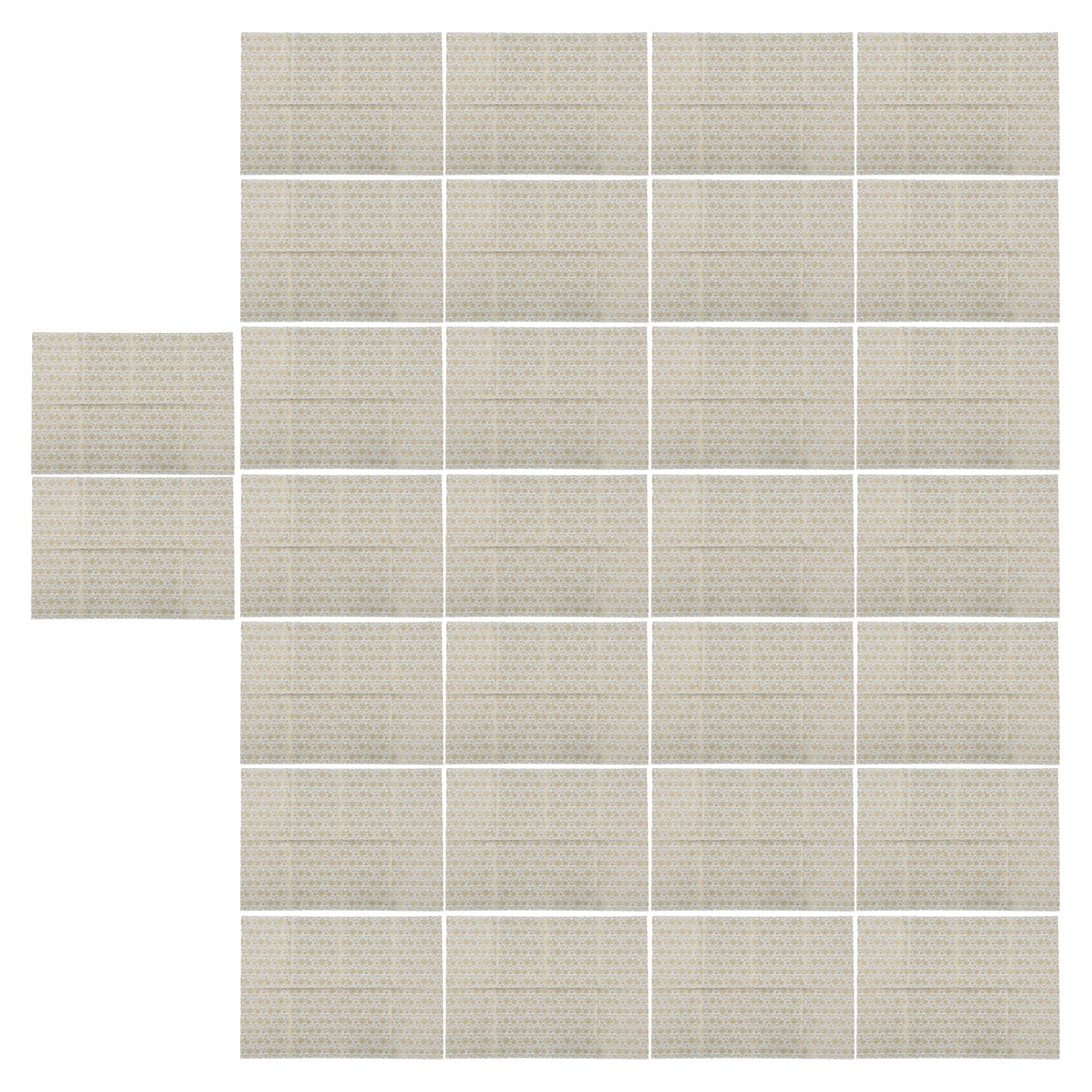 30Pcs Gift Wrapping Paper Golden Printing Food Grade Waterborne Ink Environmental Friendly Gift BagsSnowflake