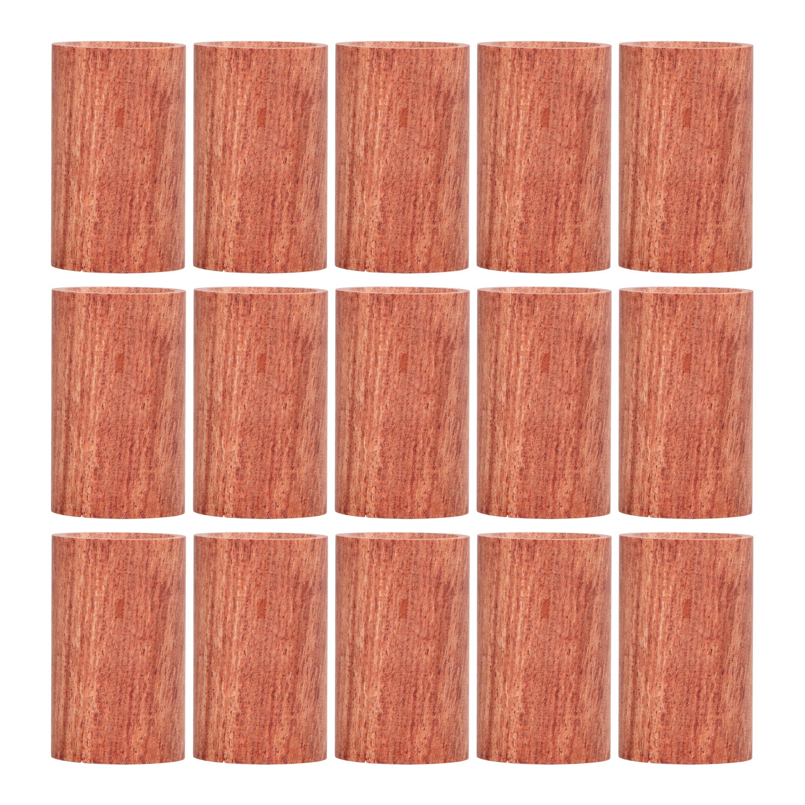 15Pcs Wooden Essential Oil Diffuser Rosewood Portable Mini Round Aromatherapy Diffuser