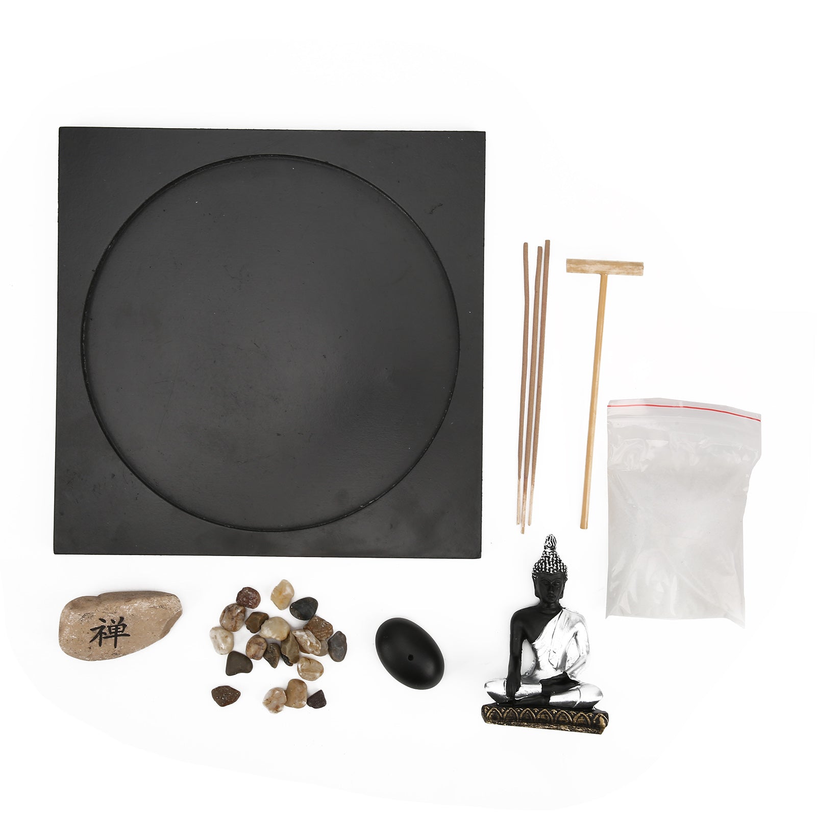 Mini Zen Garden Composite Wood Unique Shape Small Exquisite Decorations for Rooms