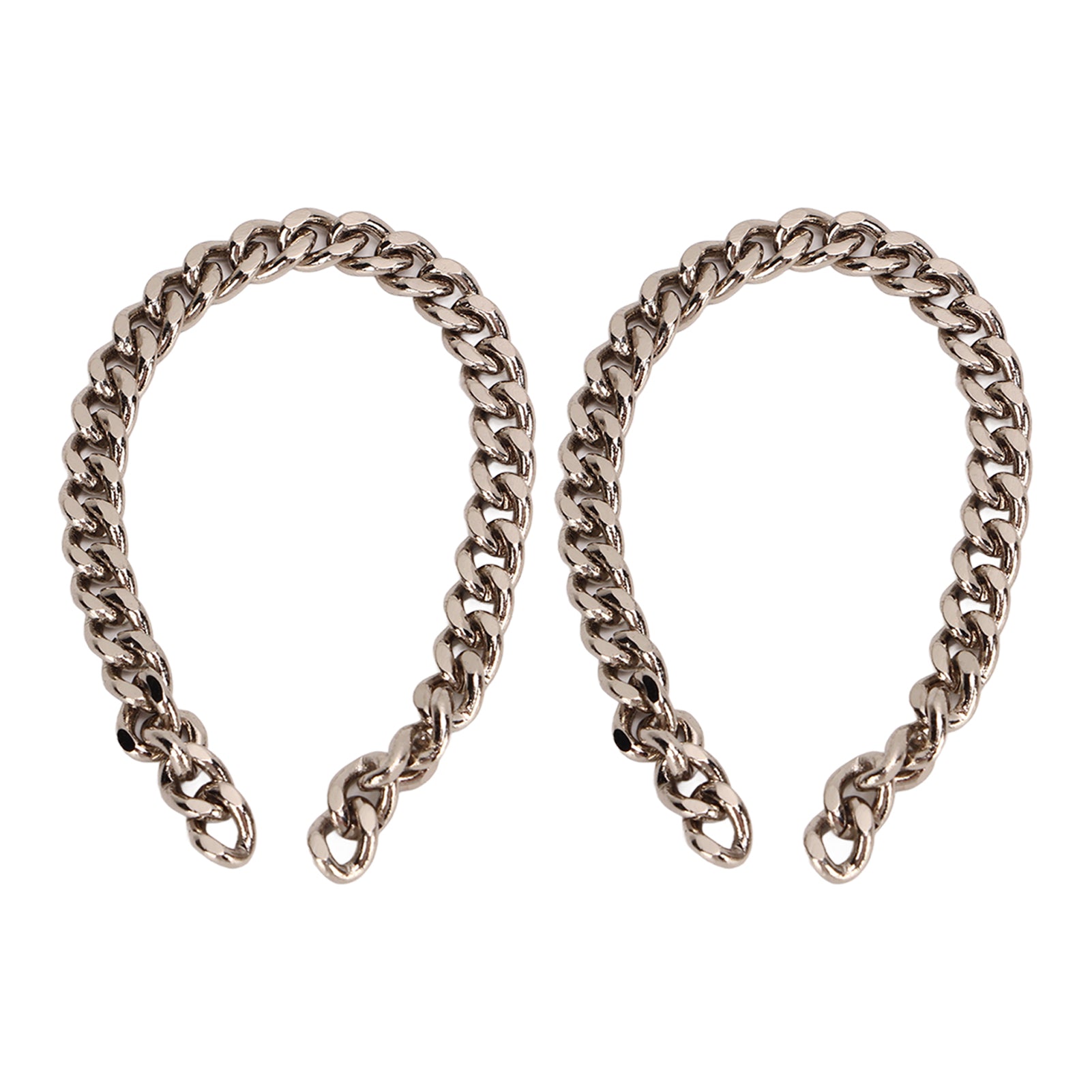 10m Curb Chains Copper Elegant Simple Metal Craft Chain for DIY Bag Chains Necklace Bracelet Jewelry Making Silver