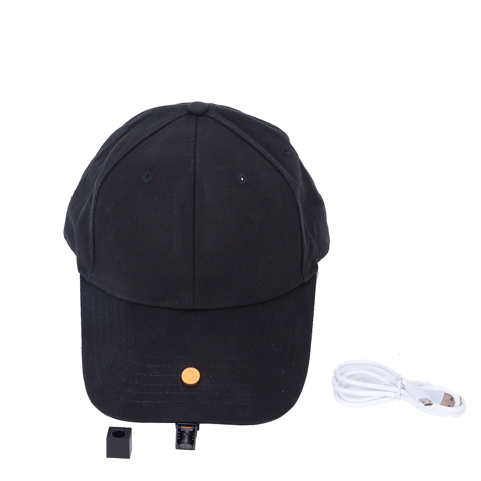 Camera Hat Black Outdoor Sports 30FPS Camera Equipment Accessories with USB Cable