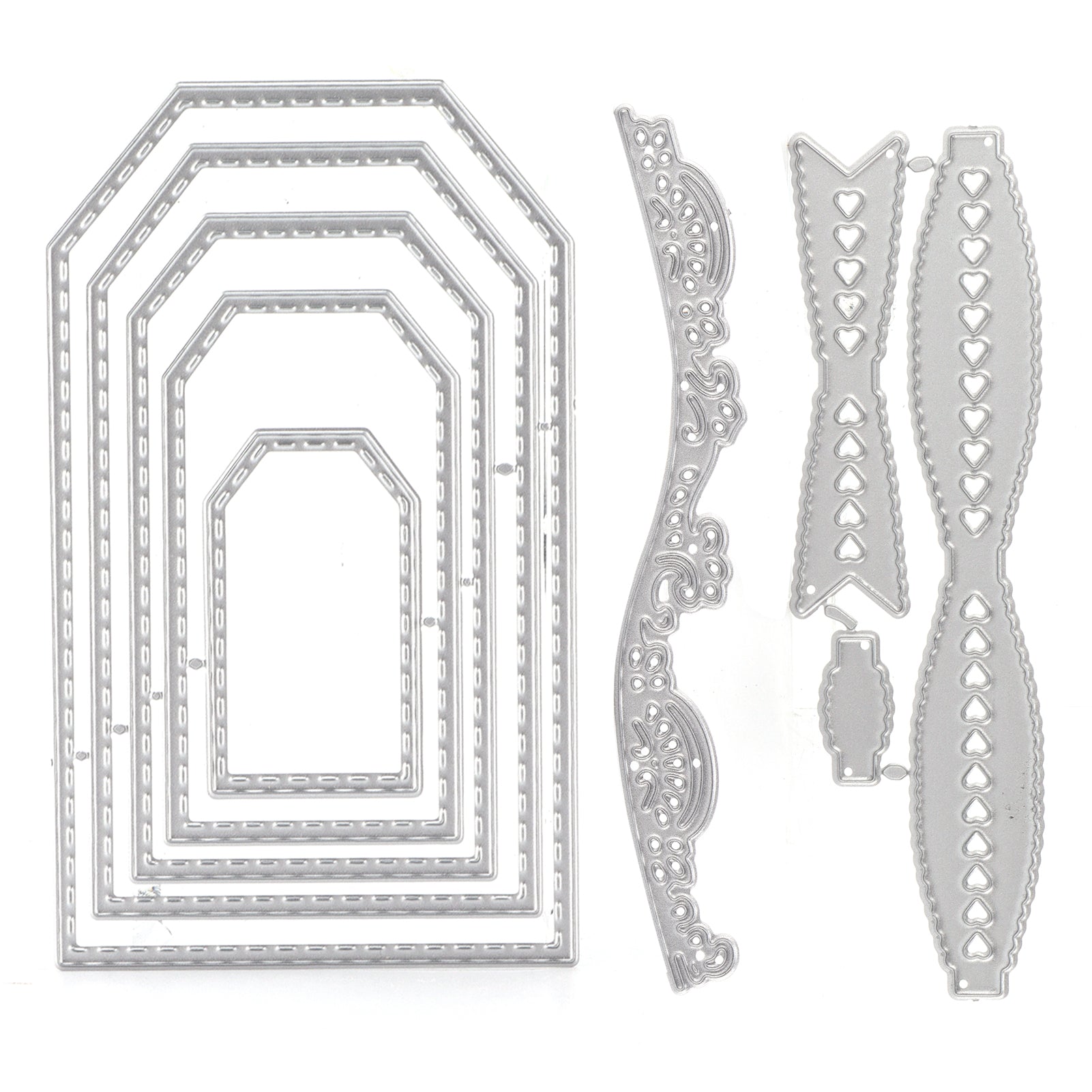 3pcs Die Cuts Carbon Steel Practical Portable Scrapbooking Carving Mould for Decoration