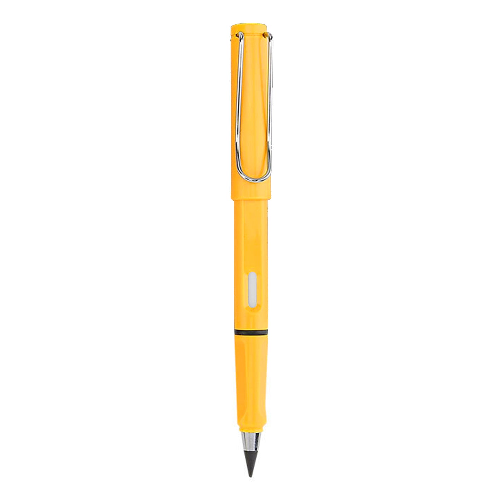 Inkless Pencils HB Hardness Long Lasting Ergonomic Inkless Pencil with Eraser for Student Artists Yellow