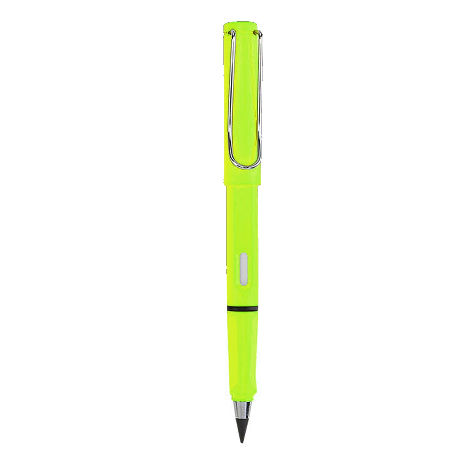 Inkless Pencils HB Hardness Long Lasting Ergonomic Inkless Pencil with Eraser for Student Artists Green