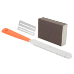 Guitar Repair Tools Stainless Steel File Grinding and Polishing Gasket Guitar Fret Maintain(File Gasket Polishing Sponge Block M02082 )