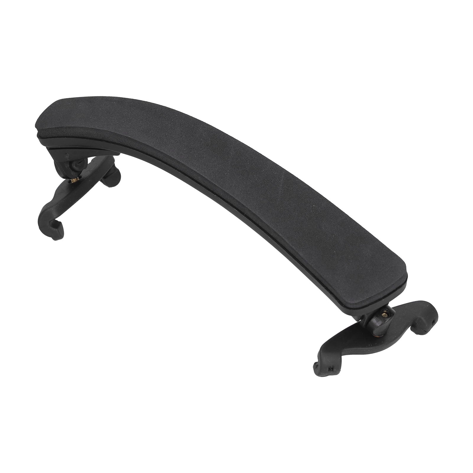 Rubber Violin Shoulder Rest Adjustable NonSlip Support Holder with Thick Foam for 4/4 3/4(Black )