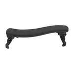 Rubber Violin Shoulder Rest Adjustable NonSlip Support Holder with Thick Foam for 4/4 3/4(Black )