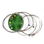 6Pcs Electric Guitar String Ball End E B G D A Hex Core Instrument Accessory for Replacement