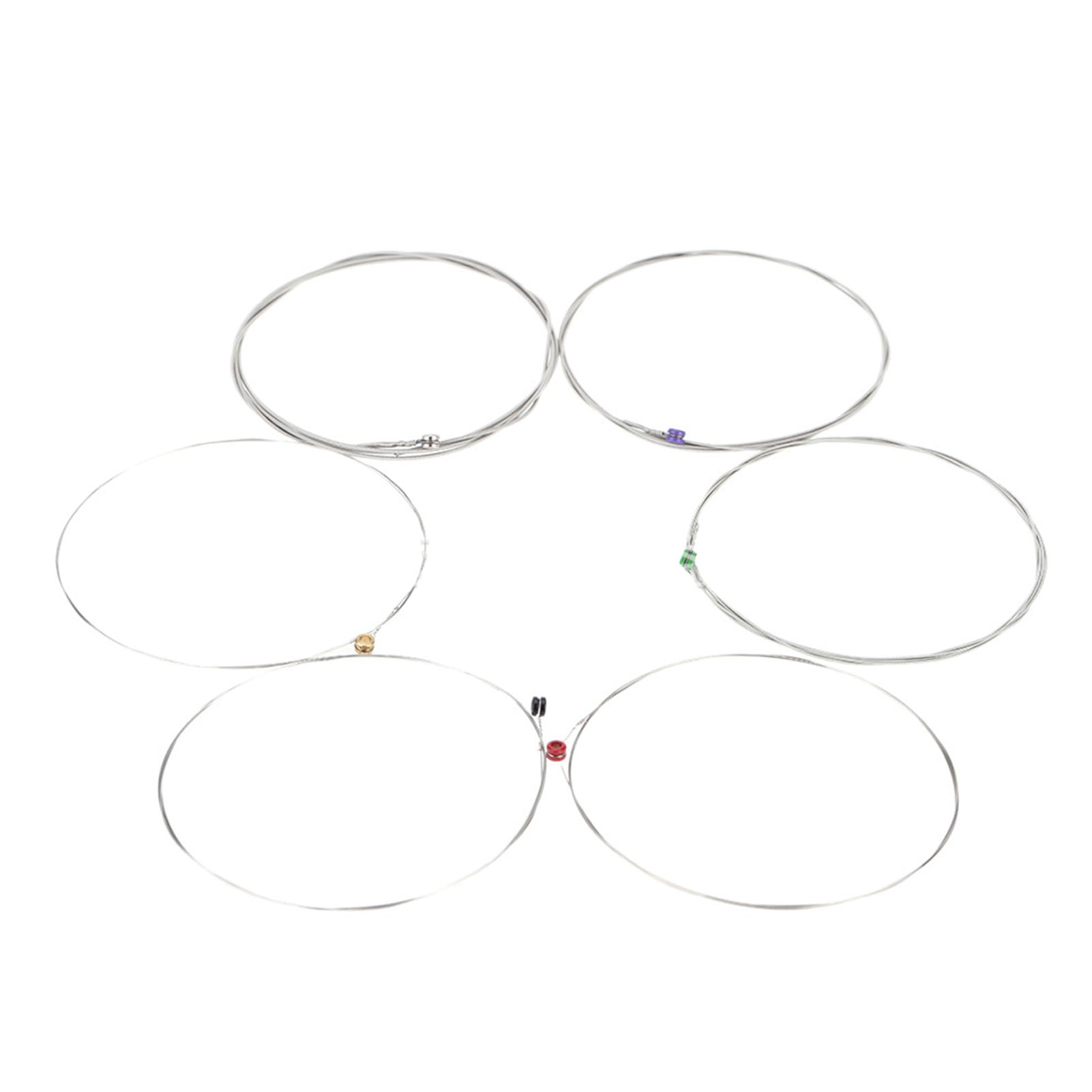 6Pcs Electric Guitar String Ball End E B G D A Hex Core Instrument Accessory for Replacement