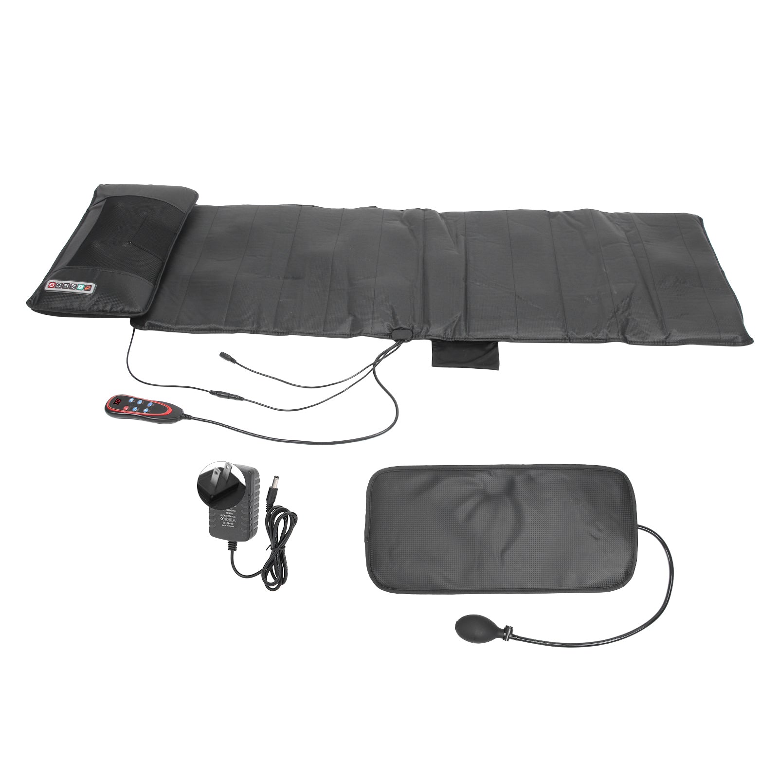 Electric Massage Chair Cushion Household Heating Vibration Chair Cushion Pad (Prise américaine )