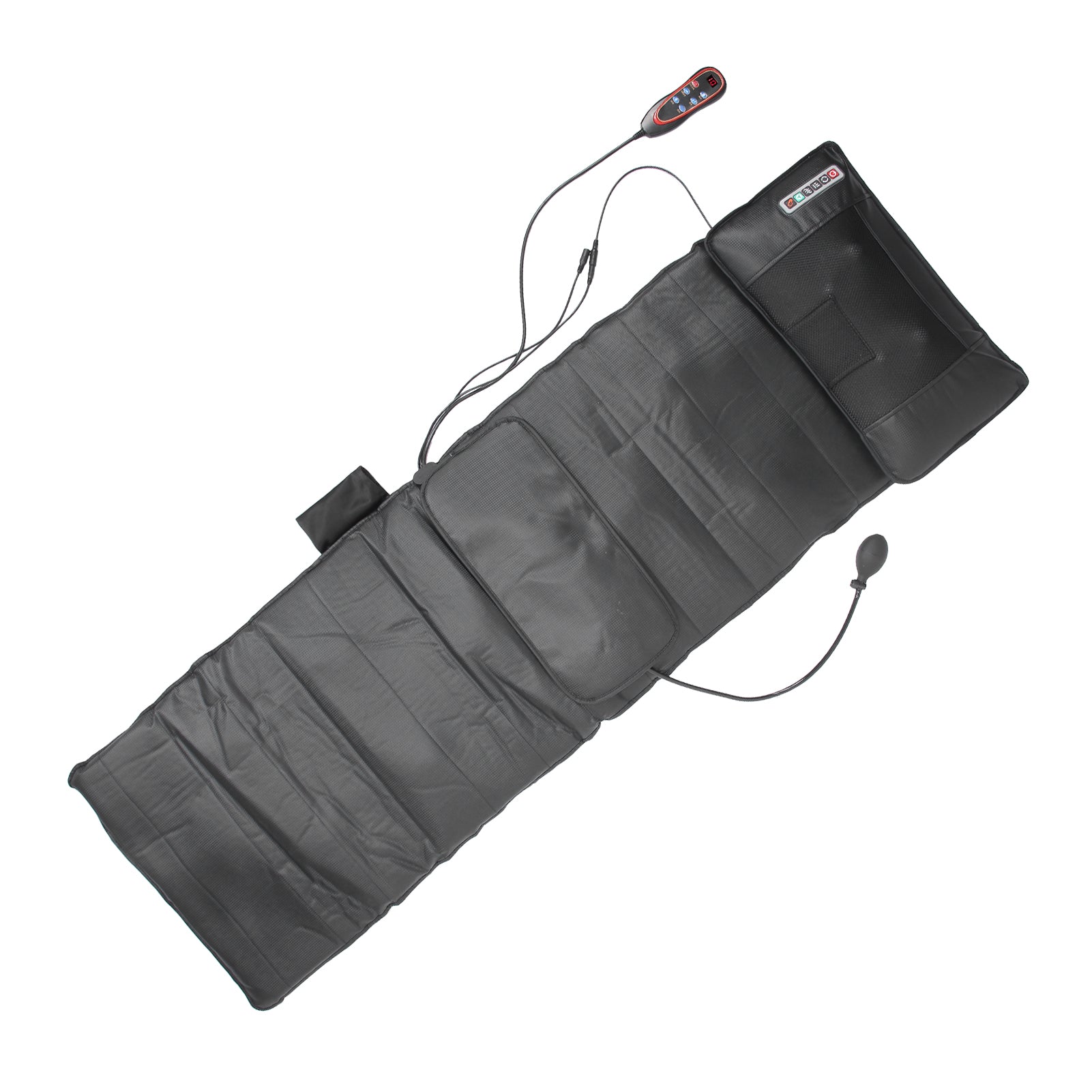 Electric Massage Chair Cushion Household Heating Vibration Chair Cushion Pad (Prise américaine )