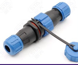 SP21 IP68 5Pin Waterproof Plastic Aviation Plug Socket Cable in line Connector ( 5Pin)