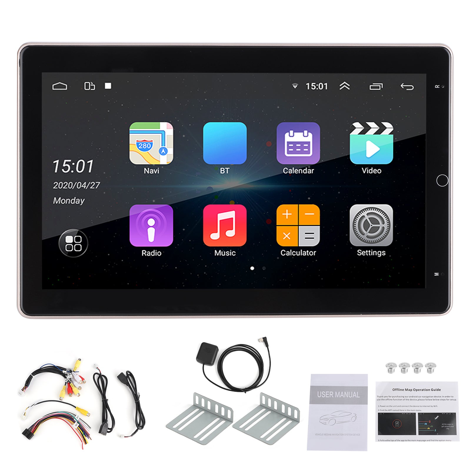 10.1in Auto GPS Navigation Display with OffLine Maps Radio Video Player Support MultiLanguage