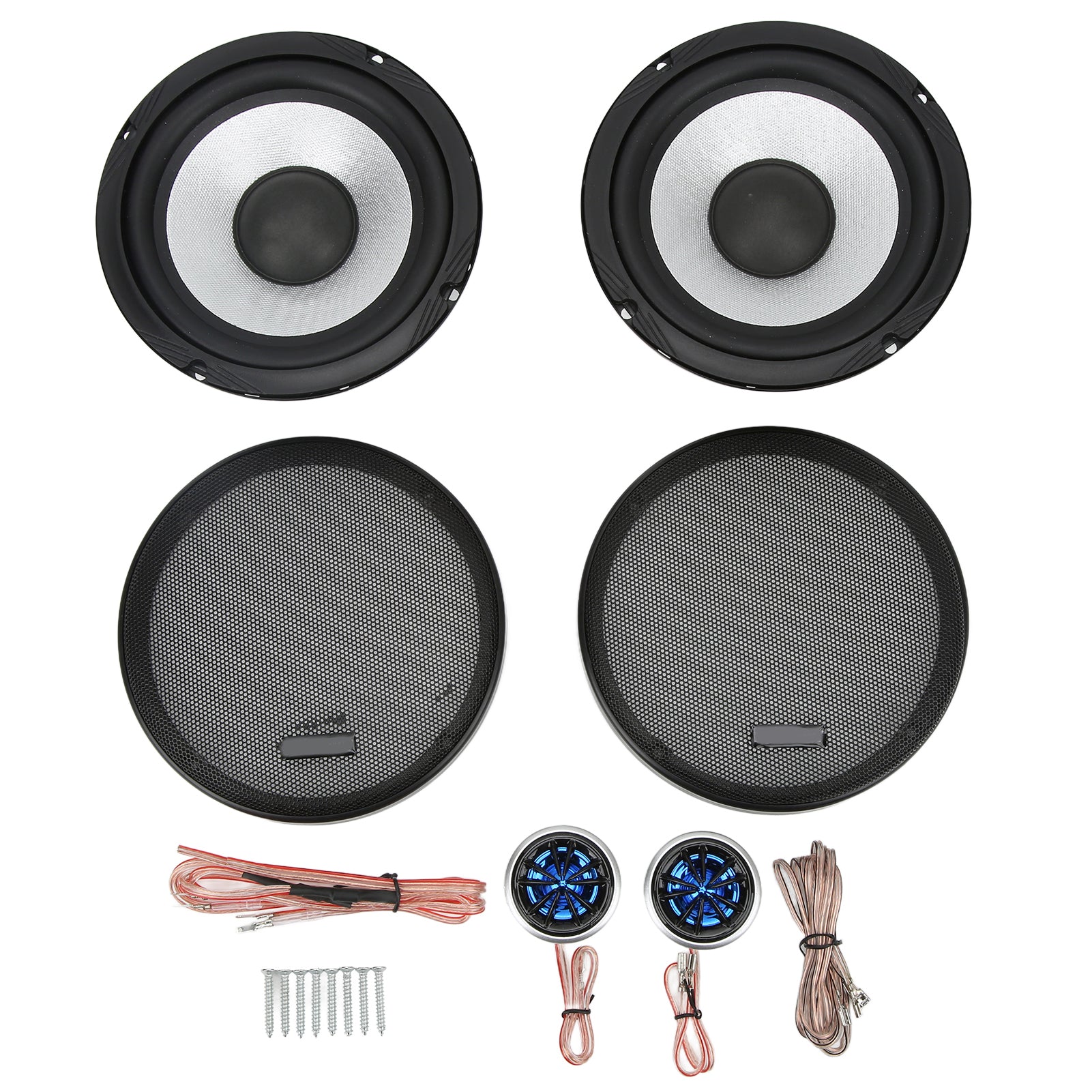 Universal Car Dome Tweeter Speaker 180W High Efficiency Loud Clear Sound Built In Crossover