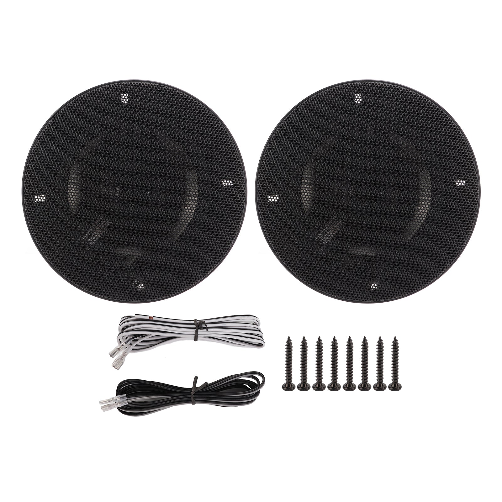 2pcs Car Speaker 5in Round Universal 160W 91dB 12V Good Sound Quality Audio Tweeter for Vehicles