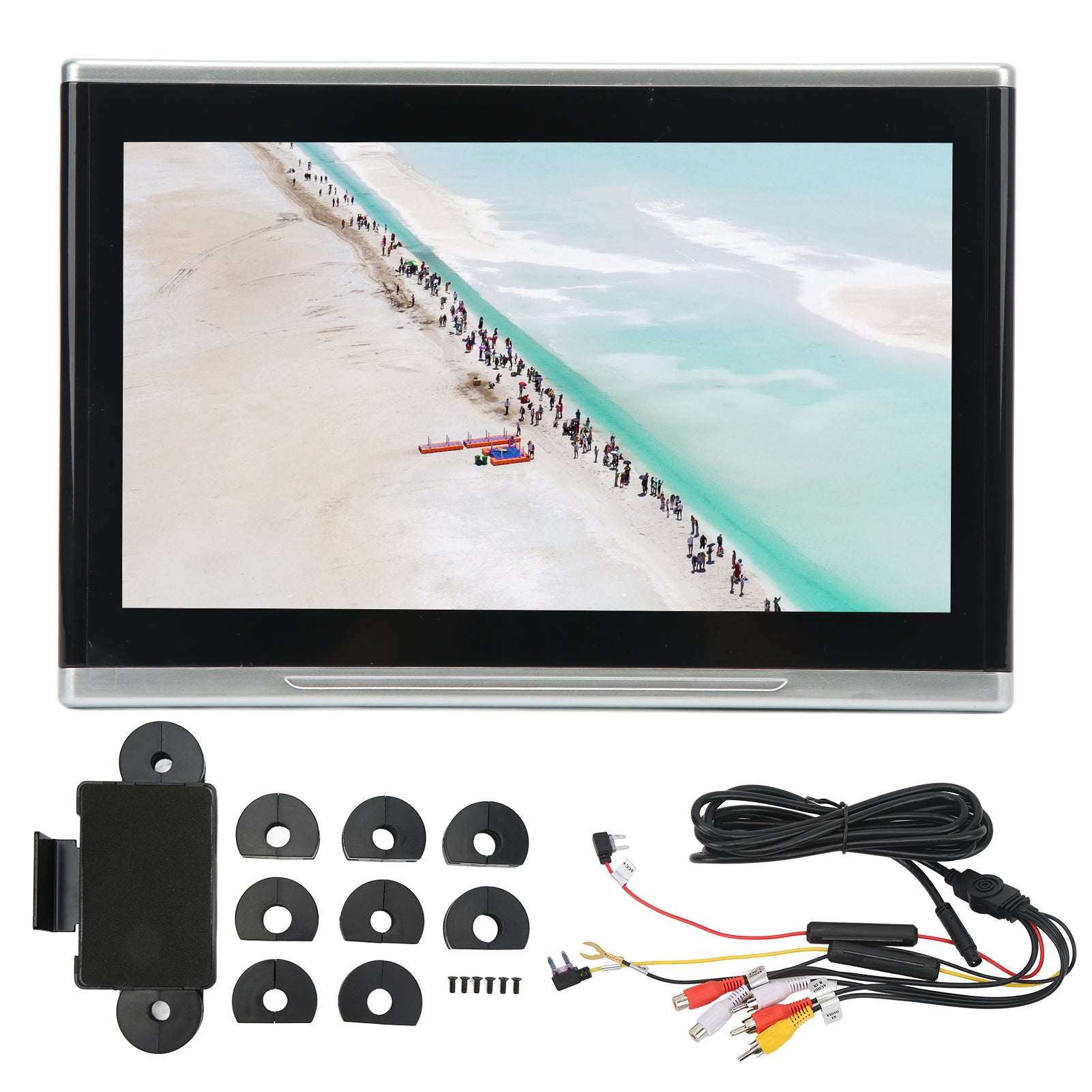 10.1in Headrest Monitor IPS Touch Screen Bluetooth FM Display 2G 16G Wireless Connection for Android 9.0