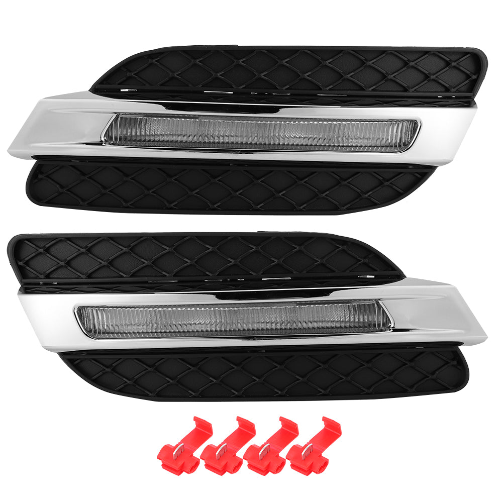 DC12V 6000‑6700K LED Waterproof DRL Daytime Running Light Fit for Mercedes‑Benz ML Class W166 12 ‑ 13