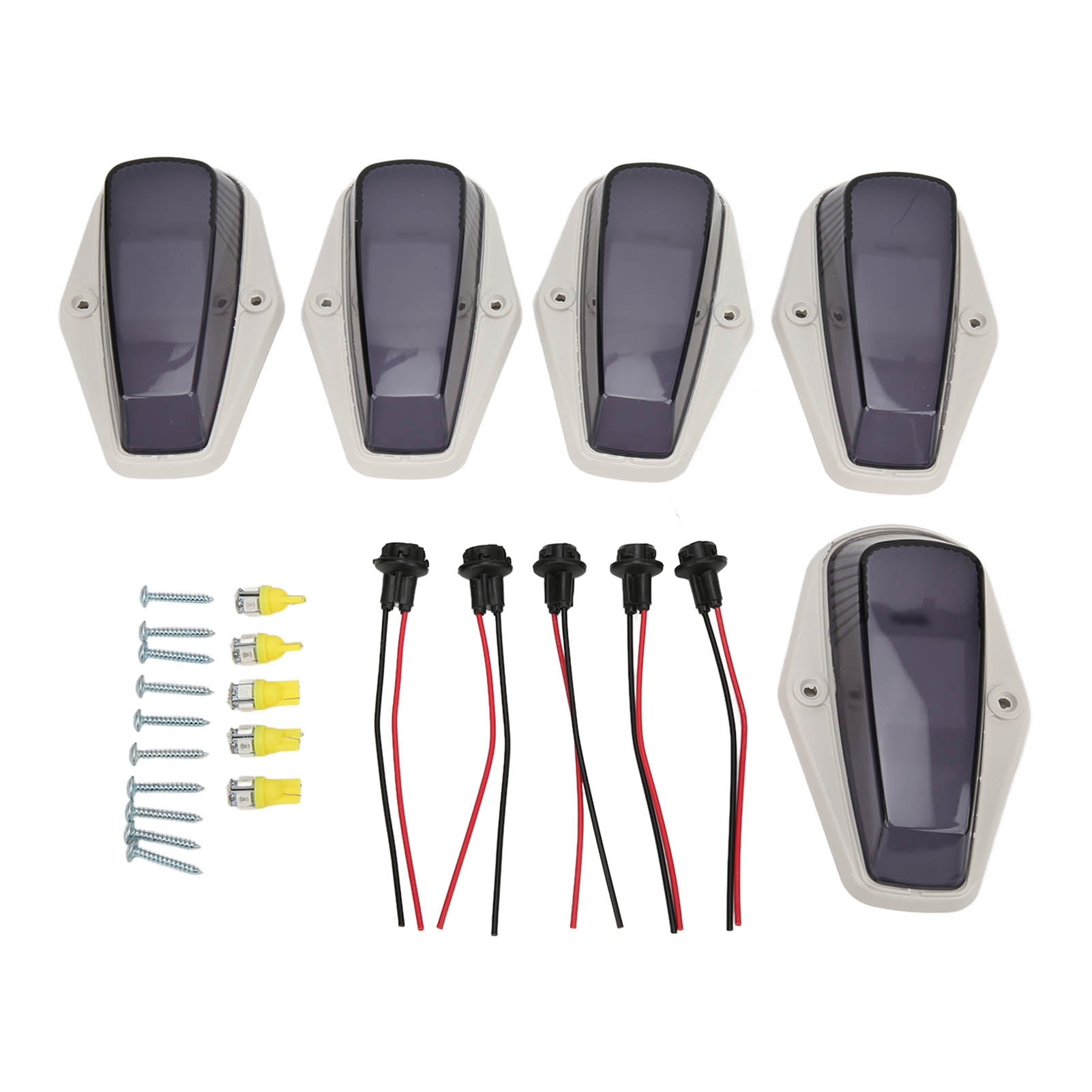 5 Set LED Cab Roof Top Lights Cab Dome Light Replacement for Ford Pickup Truck 1973‑1997