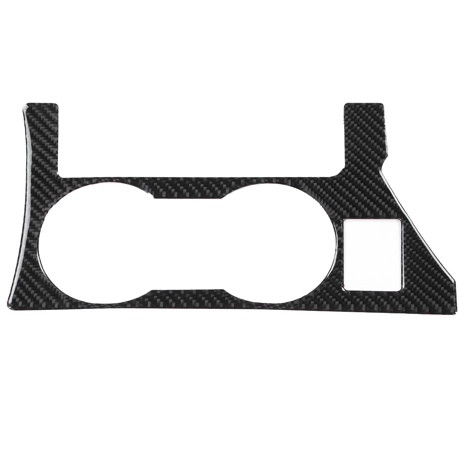 Water Cup Holder Panel Sticker Trim Soft Carbon Fiber Decors Fit for Corolla 2014-2018