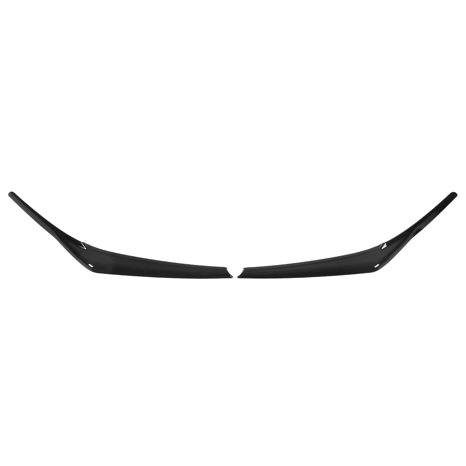 1 Pair Car Headlight Eye Lid Covers Bright Black Smooth Surface Scratch Resistant Replacement For Camry 2018‑2023