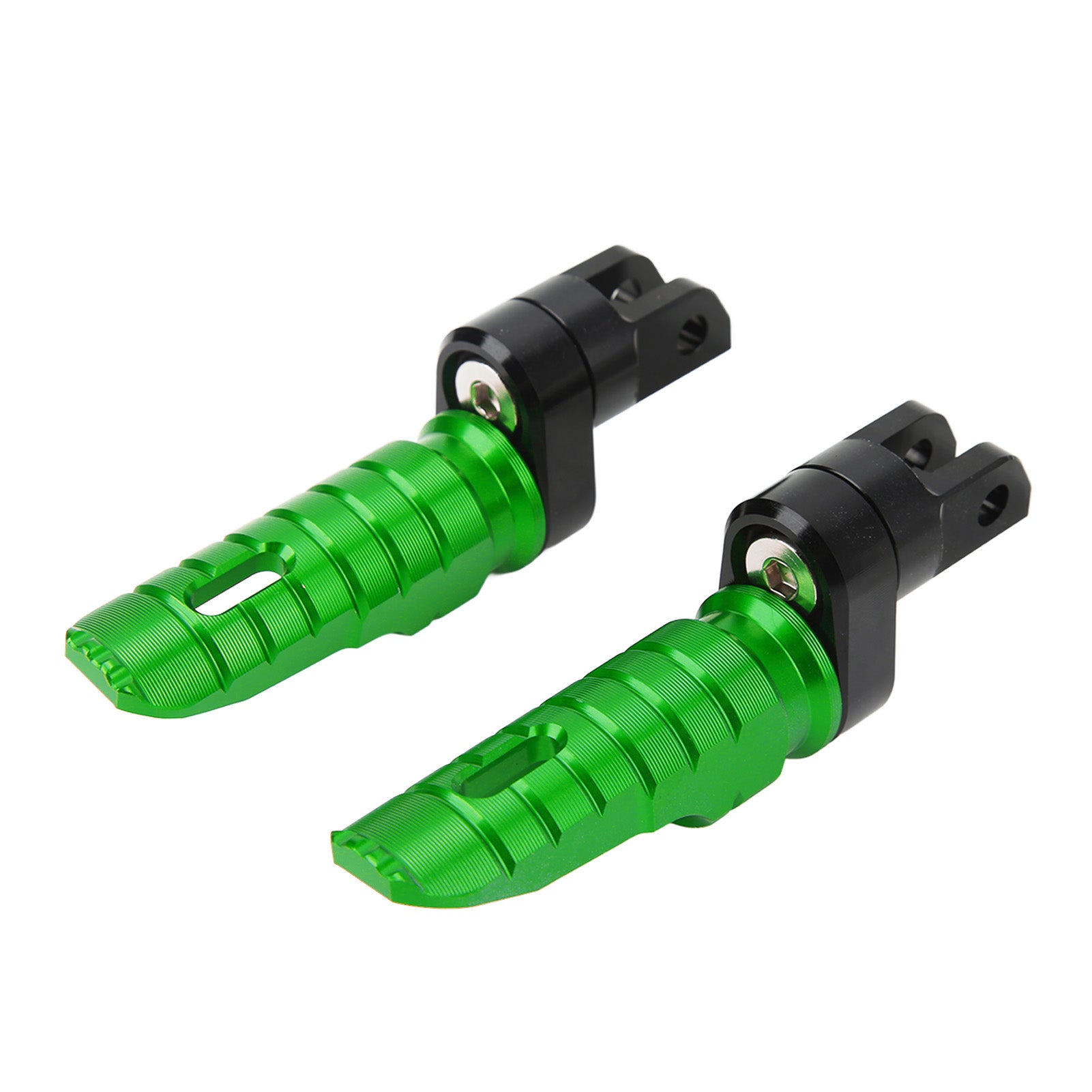Motorcycle Front Foot Peg T6063 Aluminum Alloy Driver Footrest Pedal Bracket Replacement for Benelli Tornado BN302S TNT Green