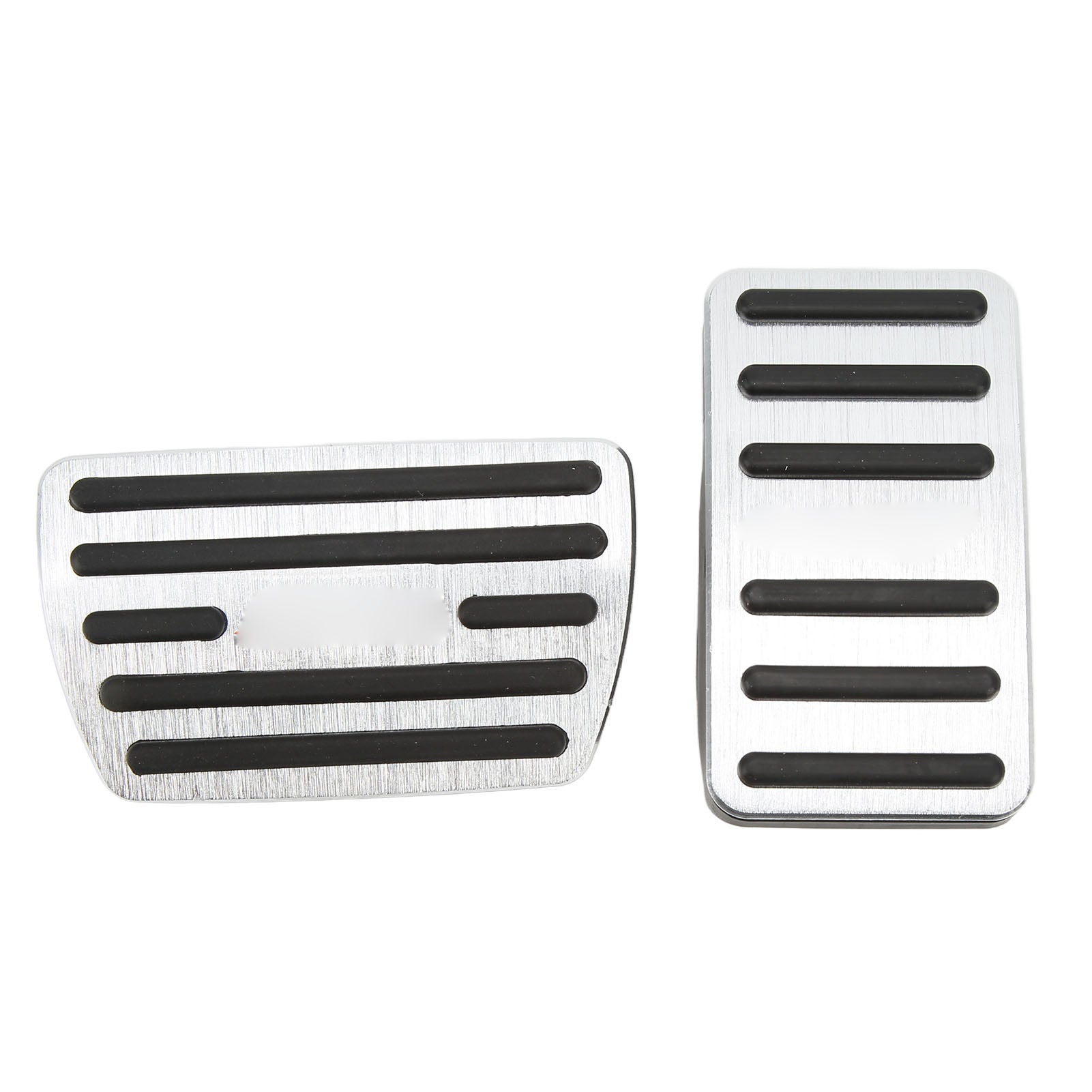 2PCS Accelerator Brake Pedals Combination Anti Slip Foot Plate Replacement for Accord 10 2018‑2021Silver