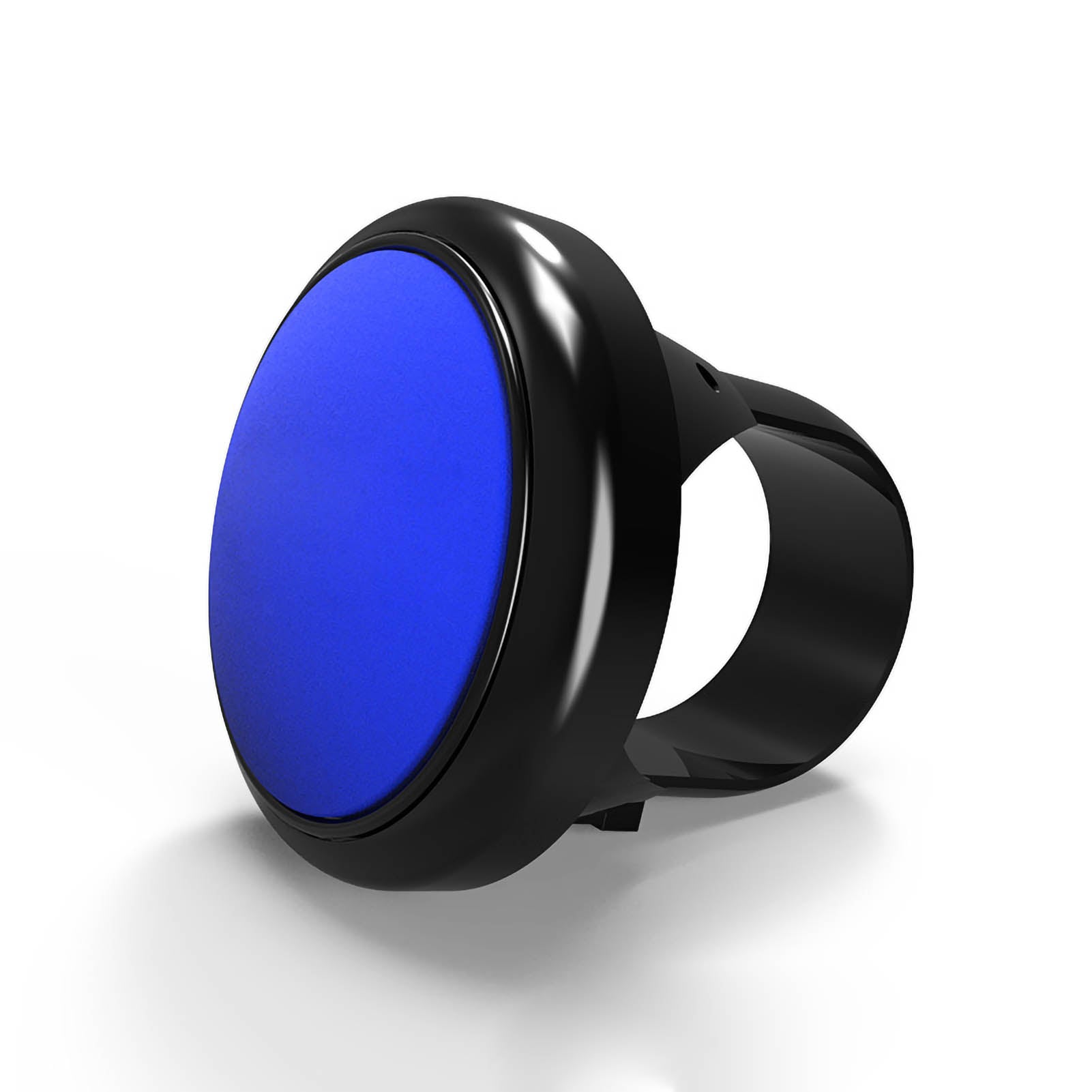 80x55mm Steering Wheel Knob Spinner Adjustable ABS Wearproof Handle Aid Booster for Car TruckBlue