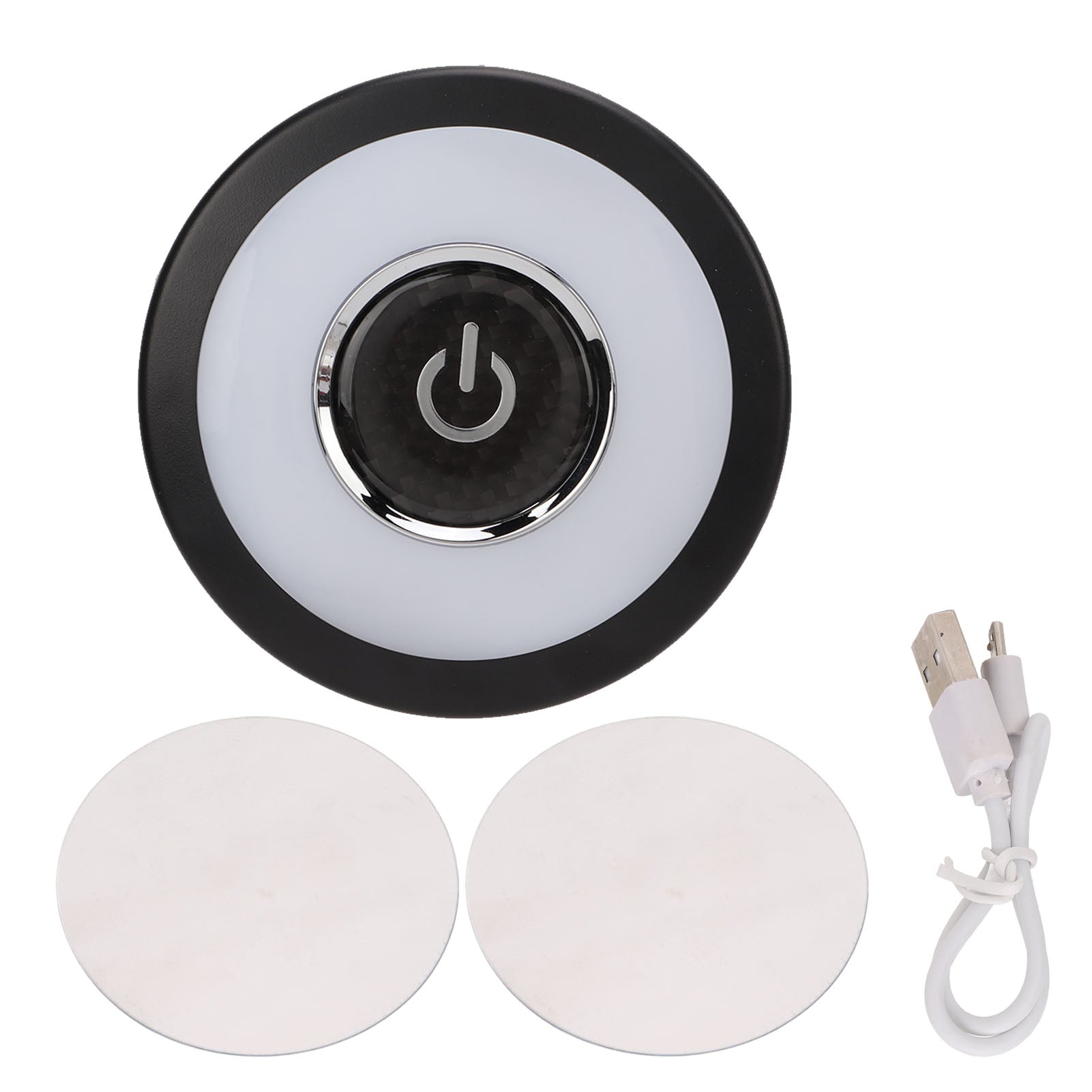 Car Interior LED Trunk Light USB Rechargeable Multifunction Yellow White Blue Lighting for RV Camper Cabinet