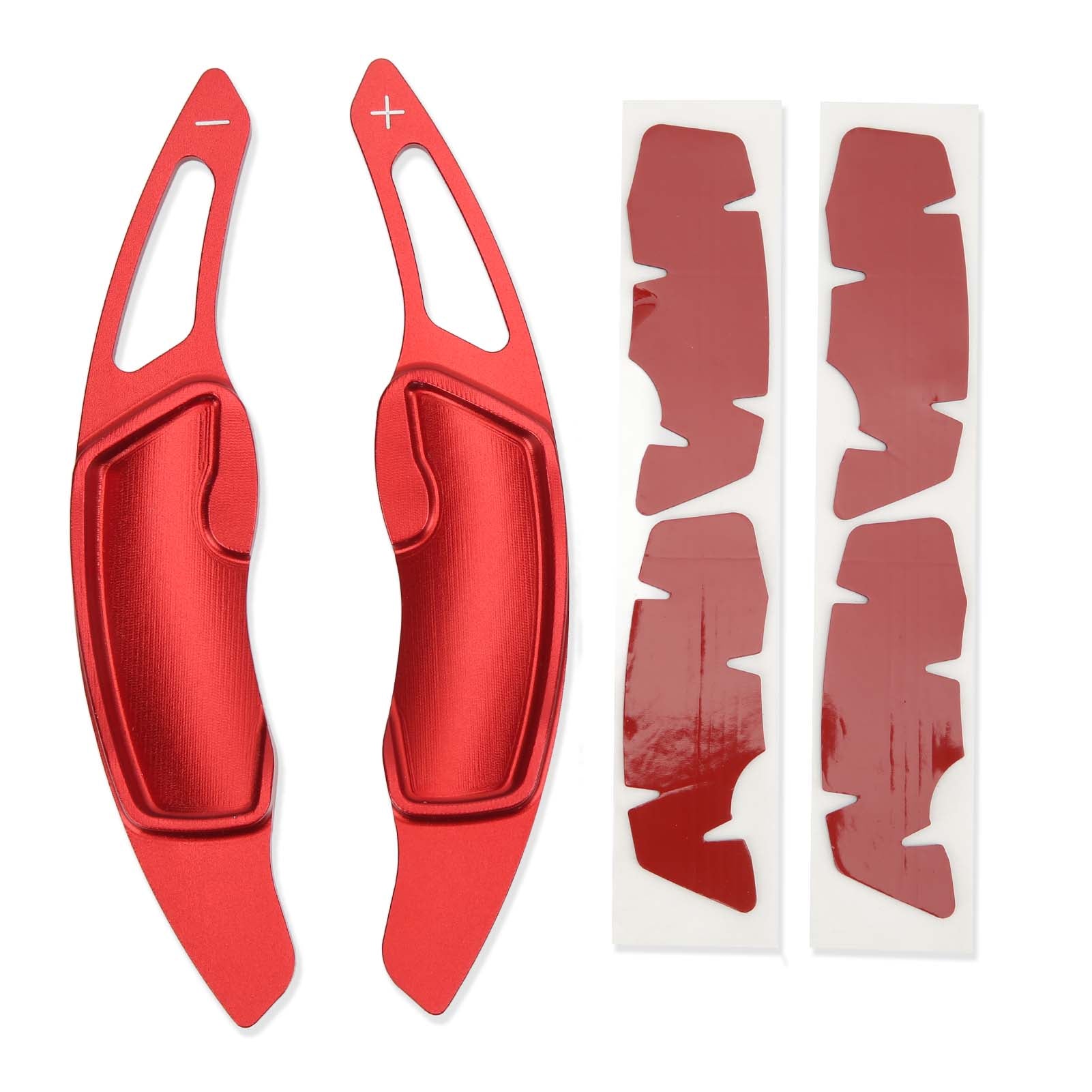 1 Pair Aluminum Alloy Paddle Shifter Extension For Subaru Impreza WRX BRZ Forester Legacy Outback Red