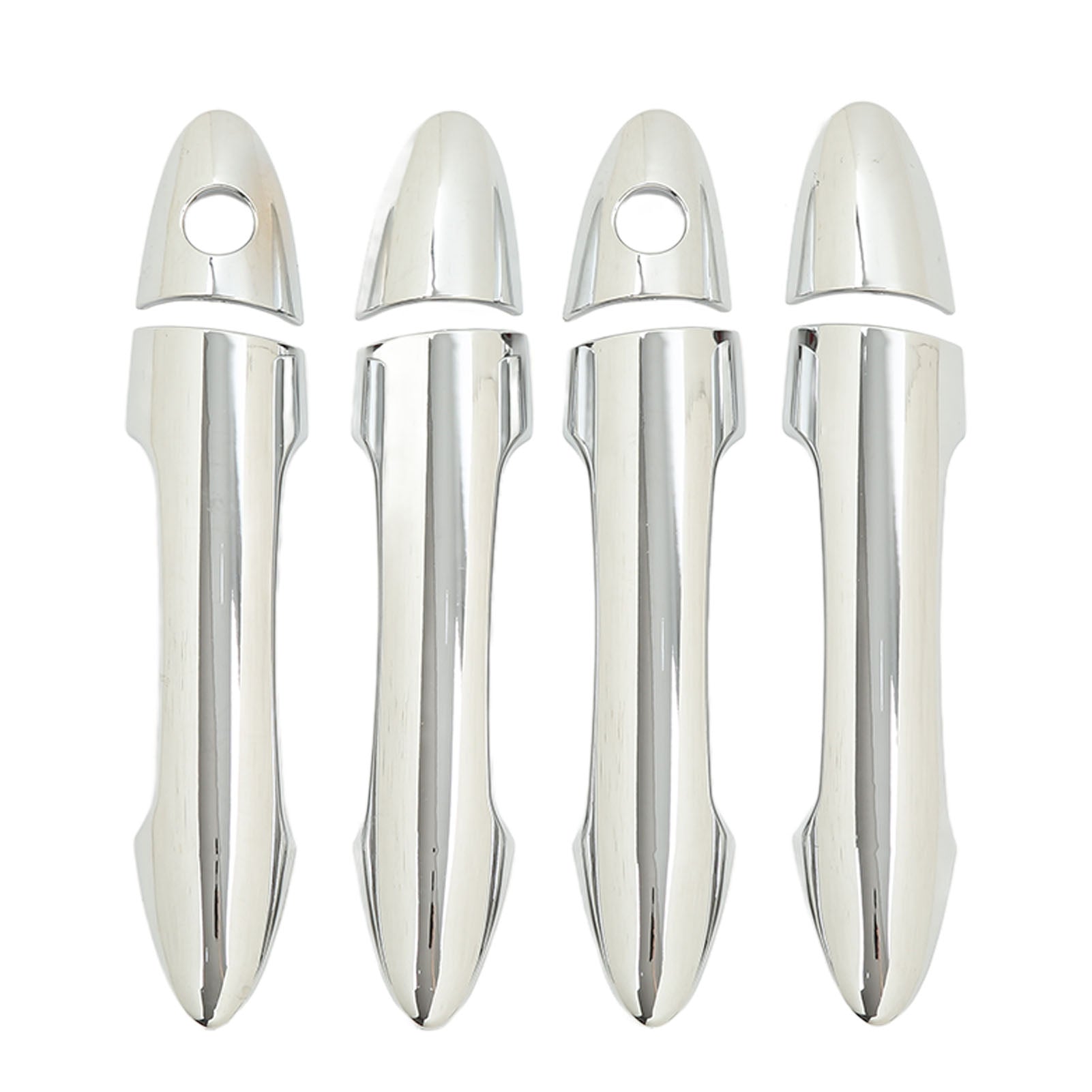 8 Pcs Car Exterior Door Handle Cover ABS Chrome Door Protector for Picanto Morning 2011‑2016