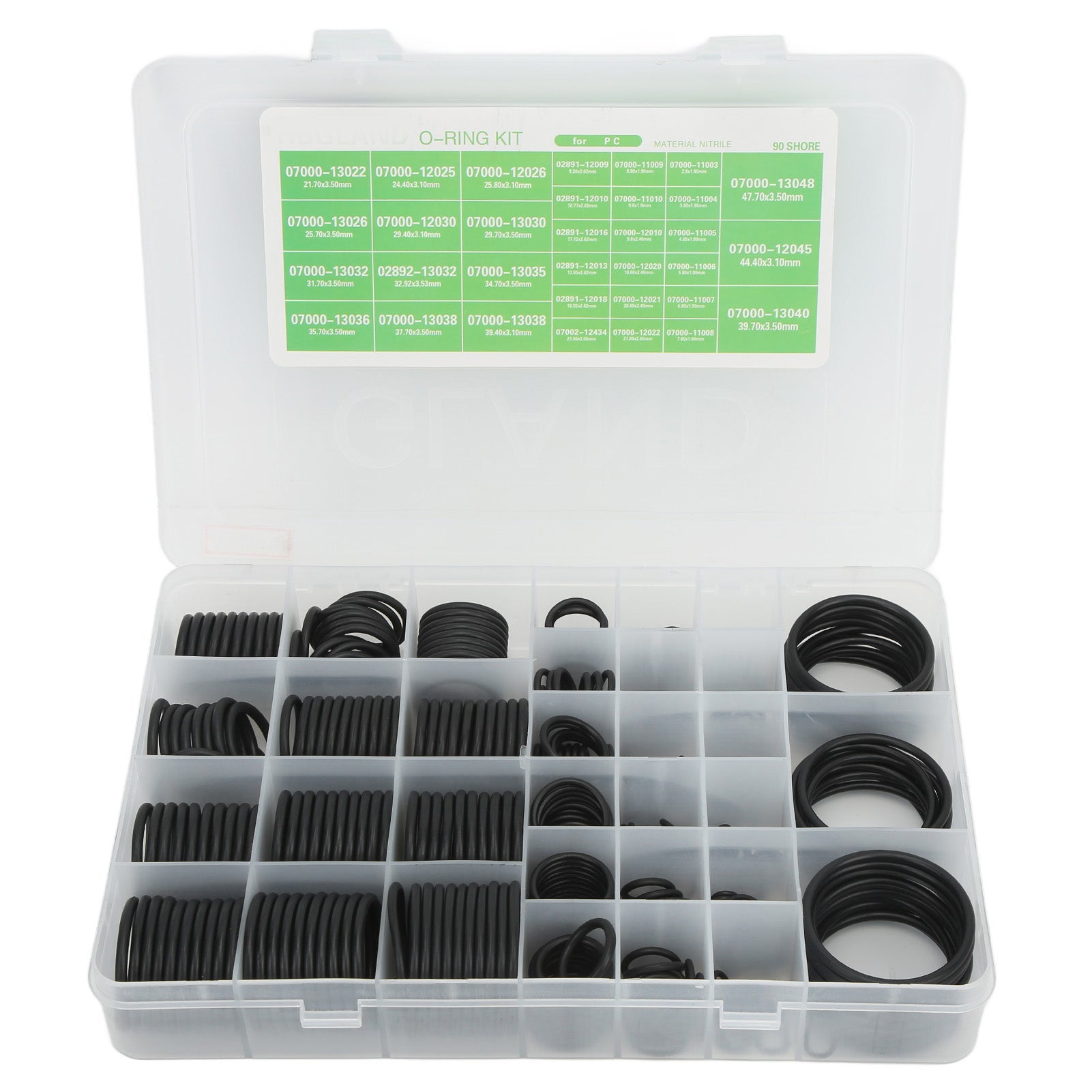 435pcs O Ring Seal Kit Rubber Heat Resistant AC Seal Washers Assortment Replacement for Komatsu PC Excavator