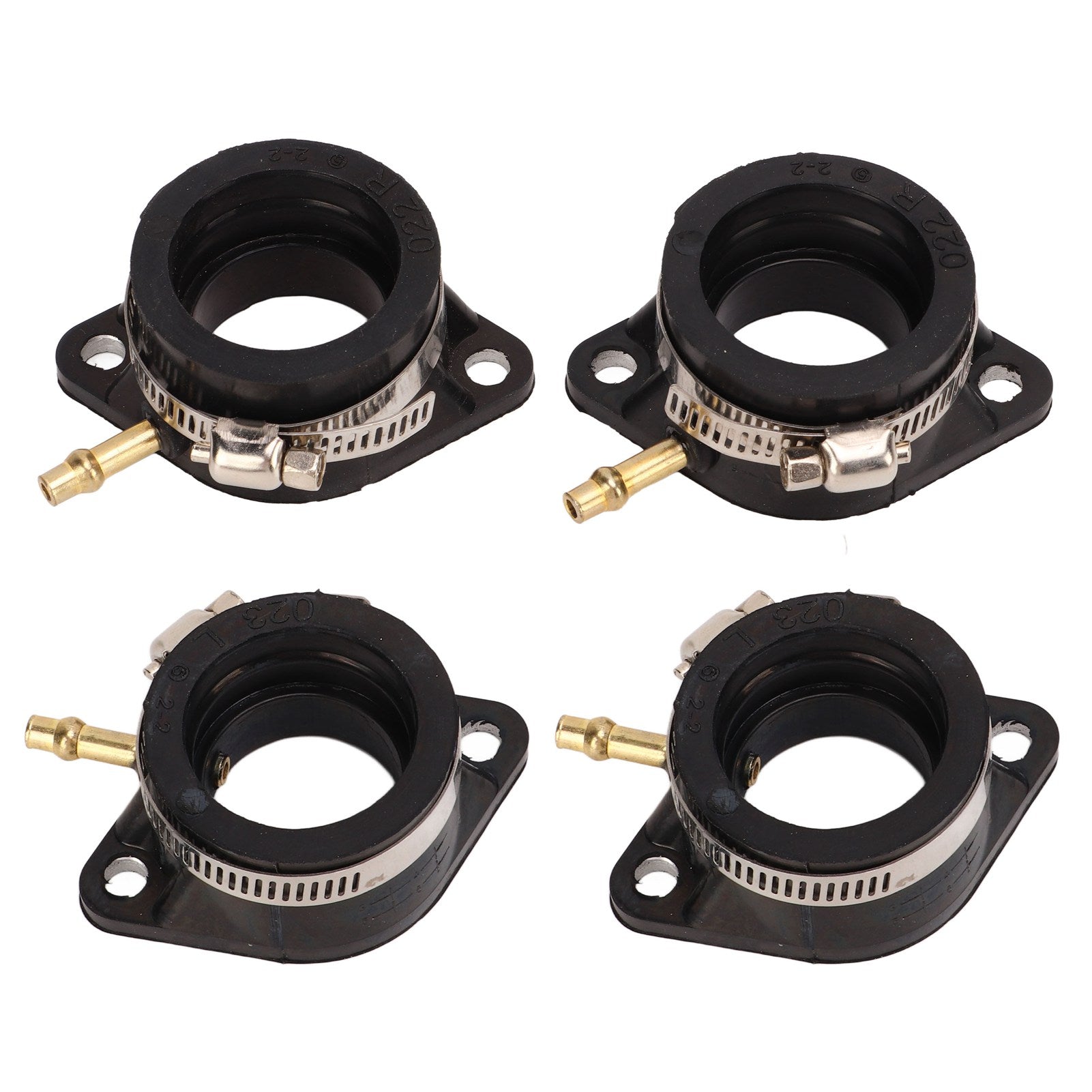 4 Pcs Carburetor Intake Manifold Boots 16065‑028 Rubber Inlet Joint for Z1 Kz900 Kz1000A Kz1000B Kz1000D
