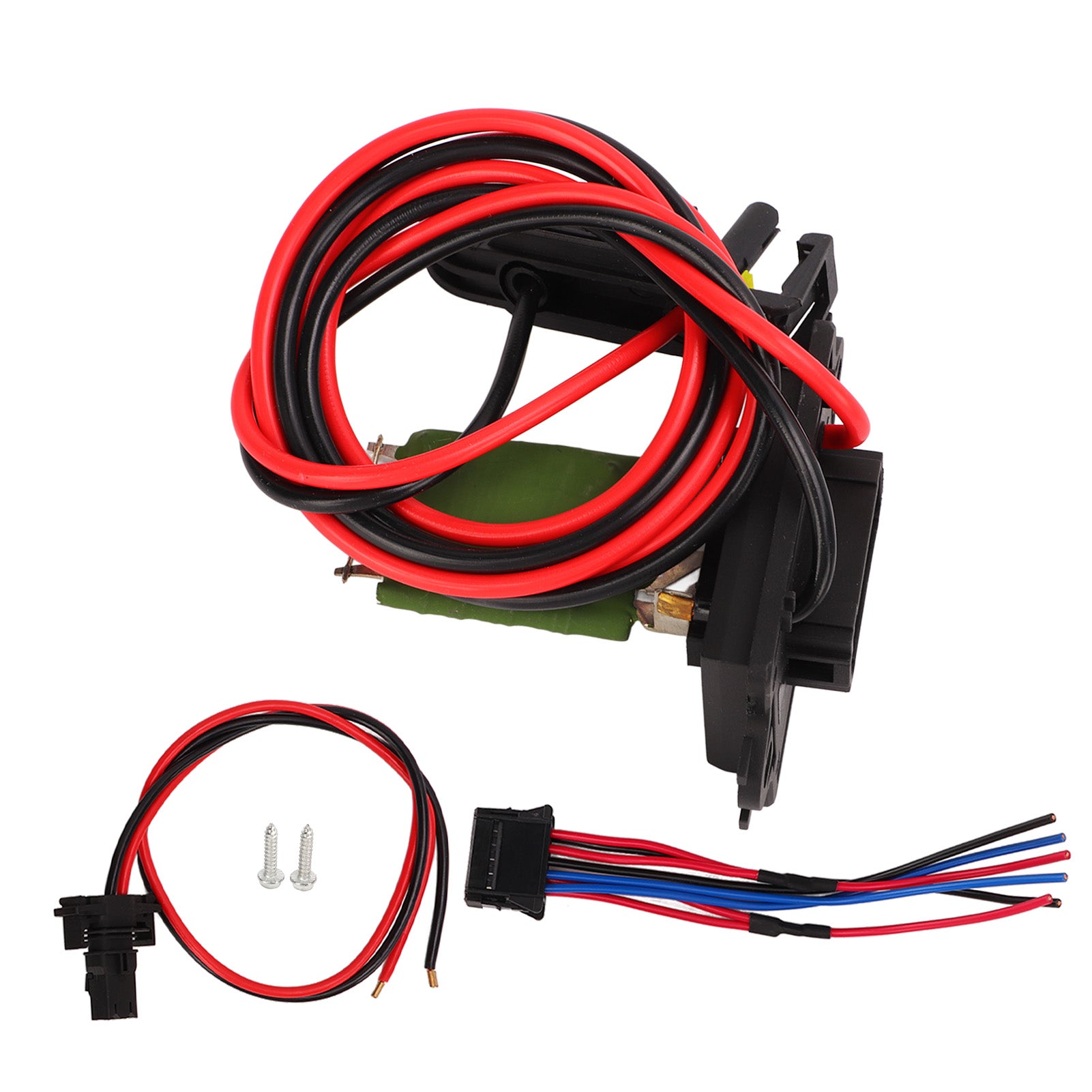 Heater Blower Motor Resistor 7701209803 with Wiring Loom Replacement for Clio MK III