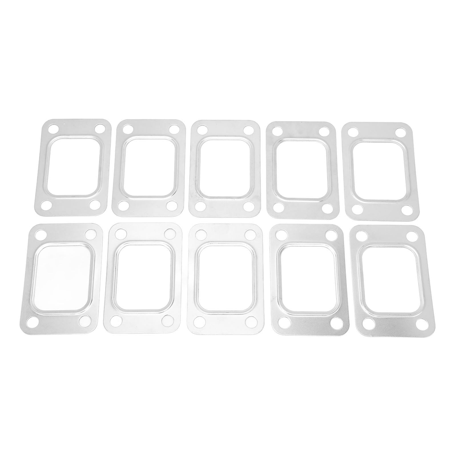10 Pcs Turbocharger Inlet Gasket Stainless Steel Turbine Inlet Manifold Flange Gasket Replacement for Garrett T25 T28 GT25 GT28