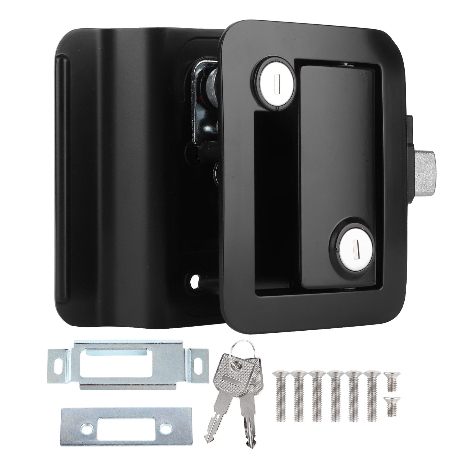 RV Door Lock Entry Access Inside Outside Handle Knob Latch for Camper Cavaran