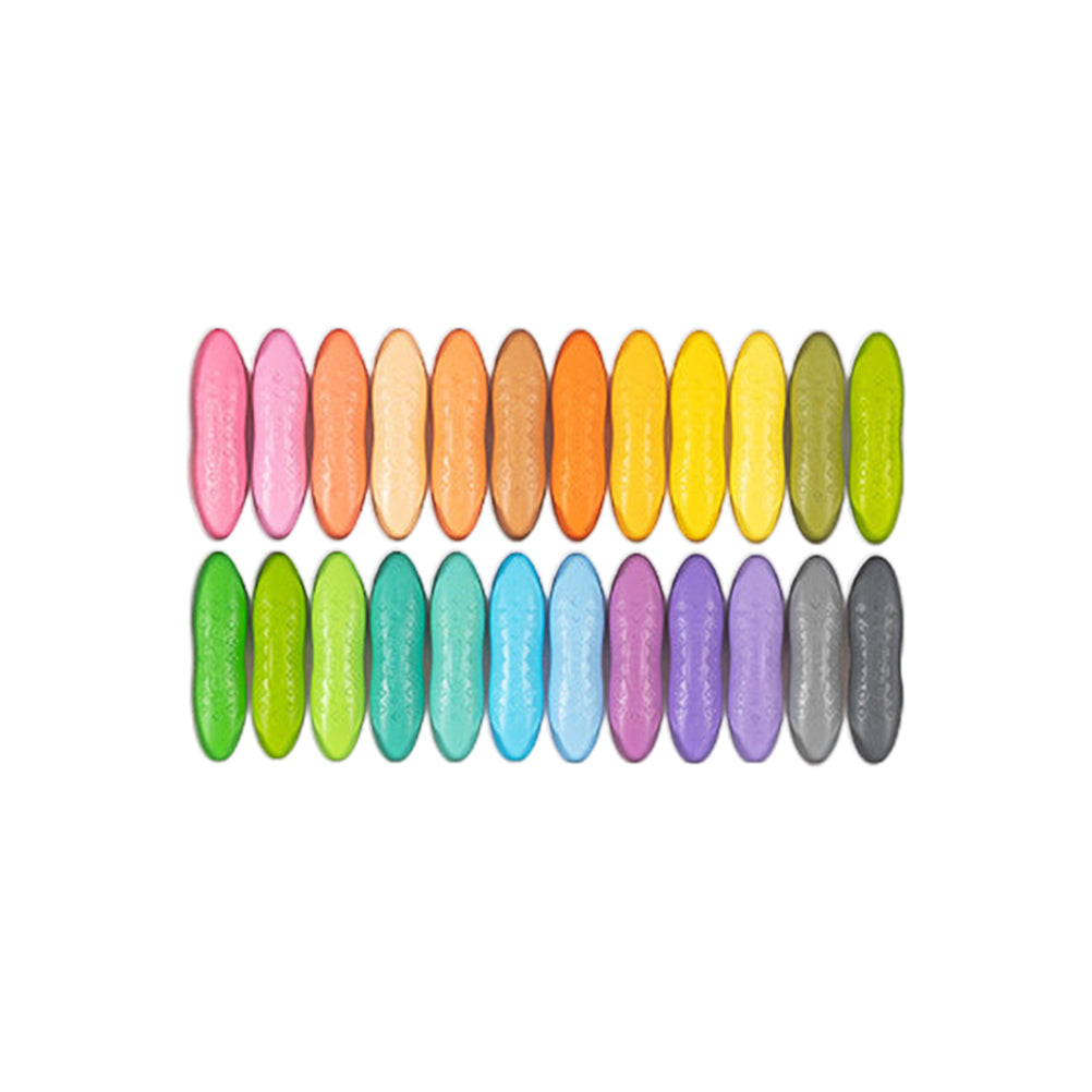 12 Colors Peanut Crayon Chalks for Kids Graffiti Painting Crayon School Stationery Art Supplies
