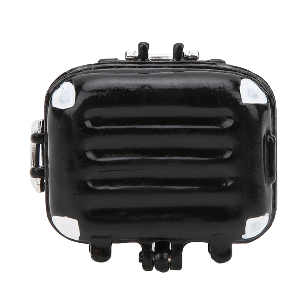 1:12 Miniature Luggage Alloy Suitcase Doll House Accessory Room Furniture ToyBlack