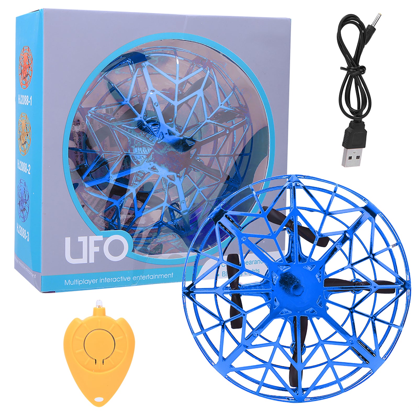Mini Drone Flying UFO Toy Automatic Induction Aircraft Airplane Children Kids GiftBlue