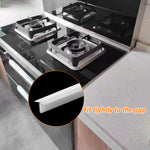 2 Pack 20.27Inch Stainless Steel Stove Gap Cover , Stove Filler Between The Countertop And Stove Top, Effectively Seal The Gap Between The Cabinet And Stove To Prevent Oil Spills On The Countertop